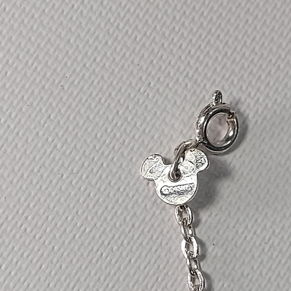 Disney Mickey Mouse Cheerleader silver tone necklace - Picture 6 of 7